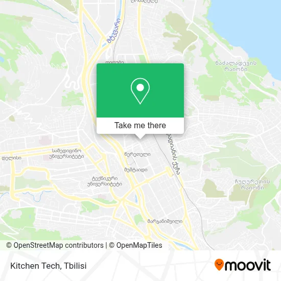 Kitchen Tech map