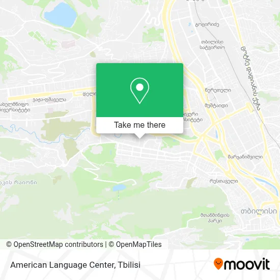 American Language Center map