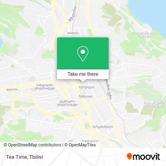 Tea Time map