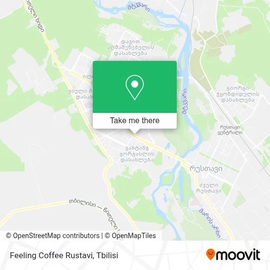 Feeling Coffee Rustavi map