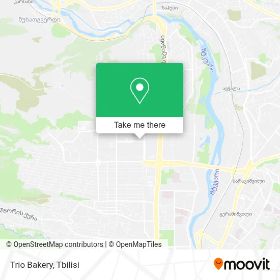 Trio Bakery map