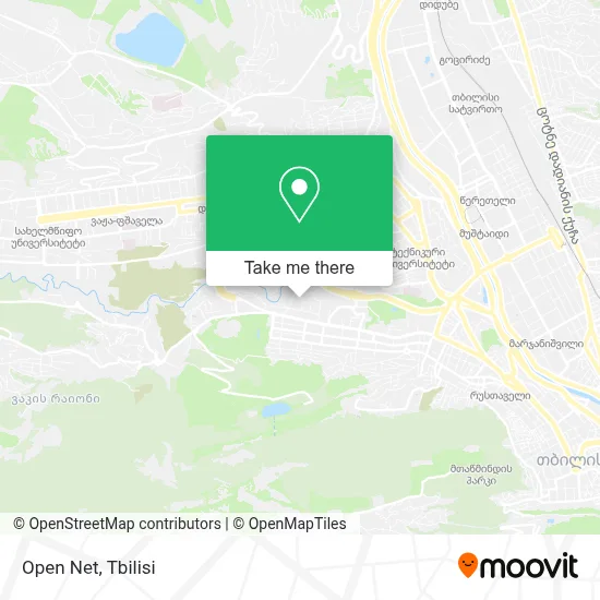 Open Net map