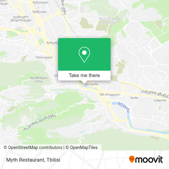 Myth Restaurant map