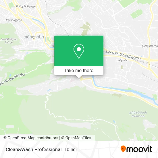 Clean&Wash Professional map