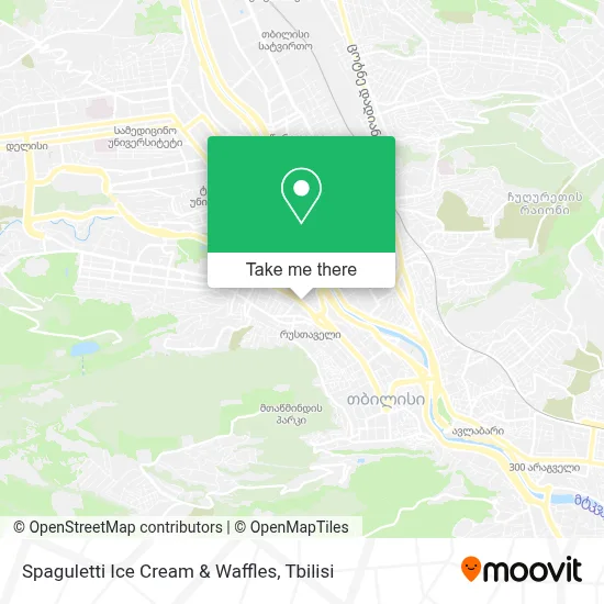 Spaguletti Ice Cream & Waffles map