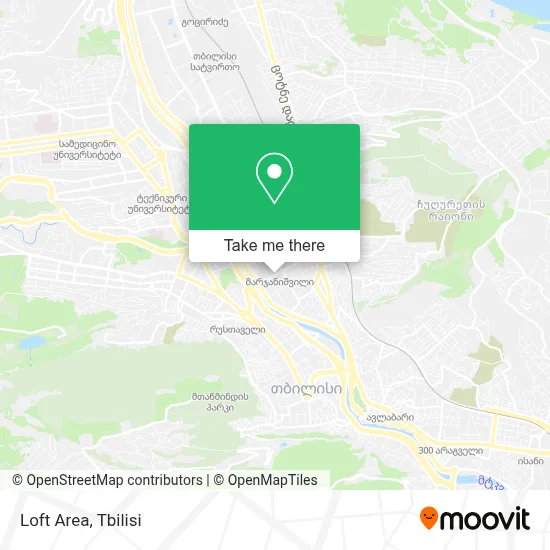 Loft Area map