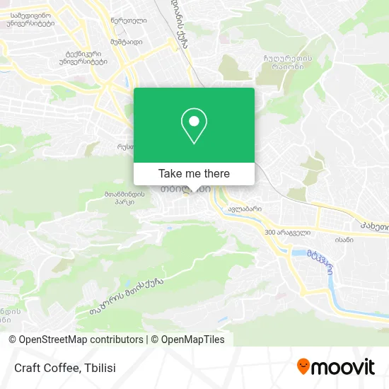 Craft Coffee map