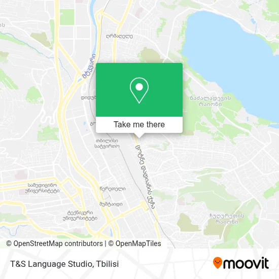T&S Language Studio map