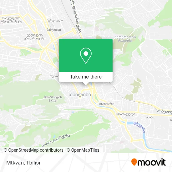 Mtkvari map