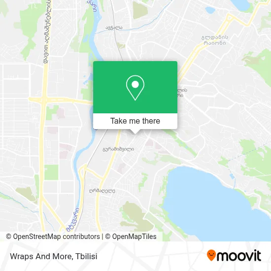 Wraps And More map