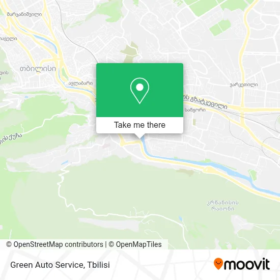 Green Auto Service map