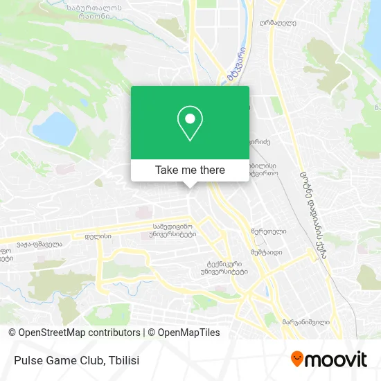 Pulse Game Club map