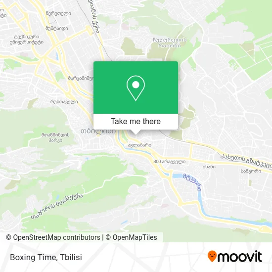 Boxing Time map