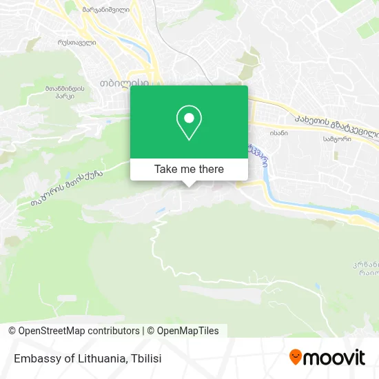 Embassy of Lithuania map