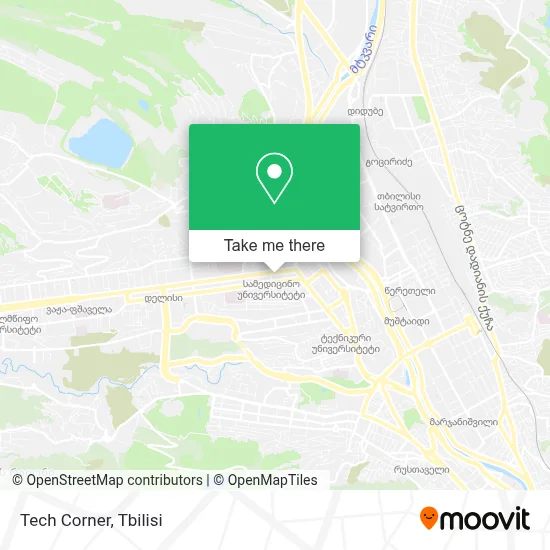 Tech Corner map