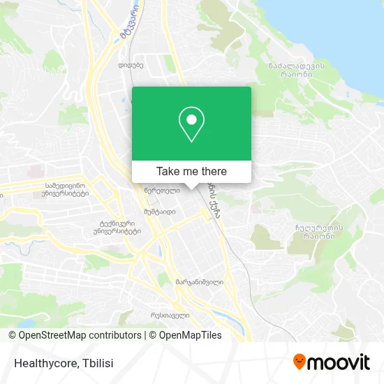 Healthycore map