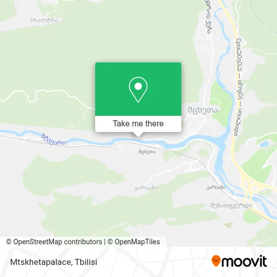 Mtskhetapalace map