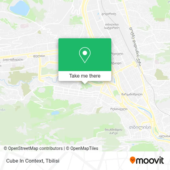 Cube In Context map