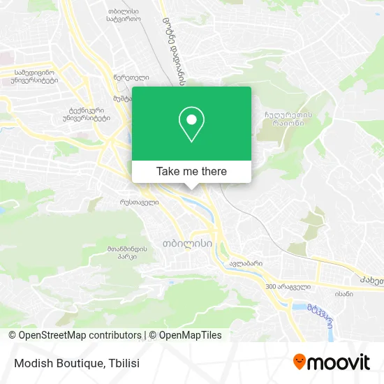Modish Boutique map