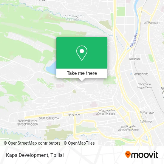 Kaps Development map