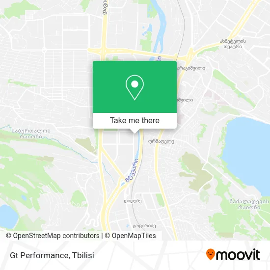 Gt Performance map