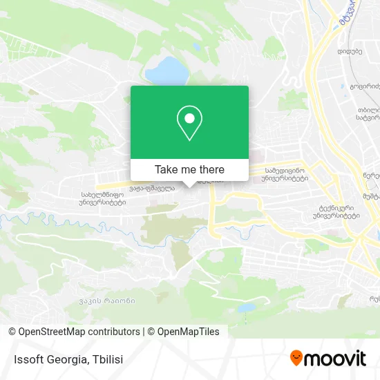 Issoft Georgia map