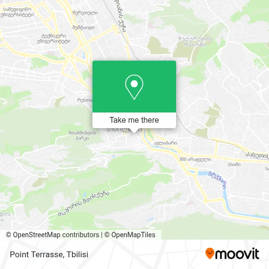 Point Terrasse map
