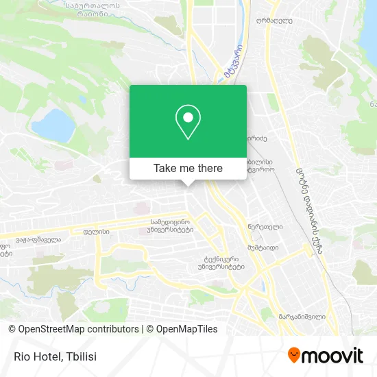 Rio Hotel map