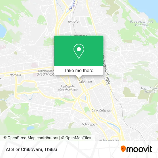 Atelier Chikovani map