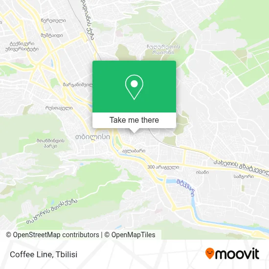 Coffee Line map