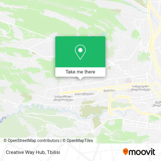 Creative Way Hub map