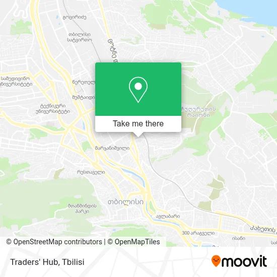 Traders' Hub map
