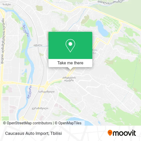 Caucasus Auto Import map