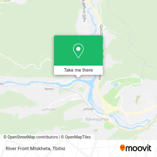 River Front Mtskheta map