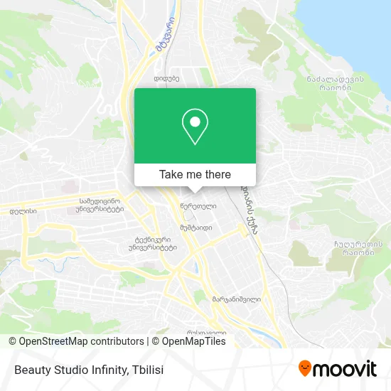 Beauty Studio Infinity map