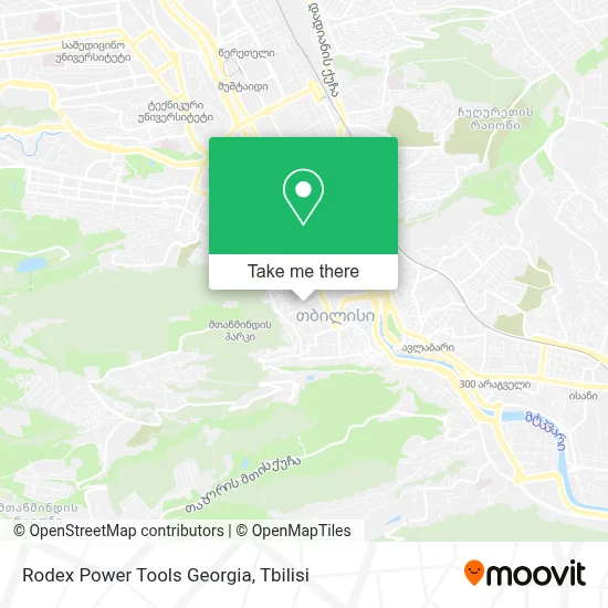 Rodex  Power Tools Georgia map