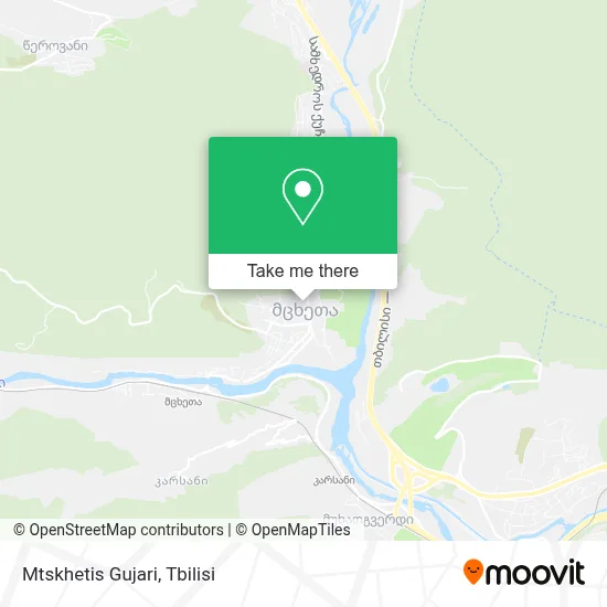 Mtskhetis Gujari map