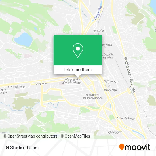 G Studio map