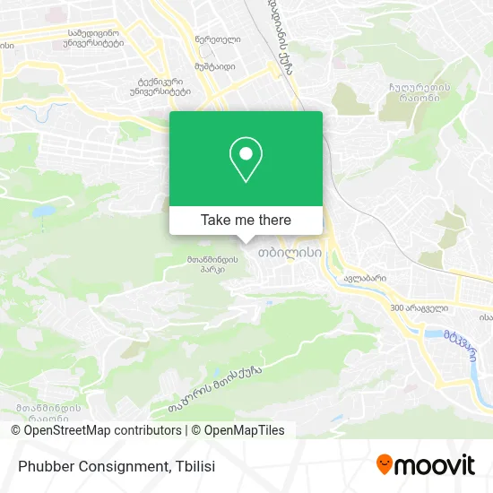 Phubber Consignment map