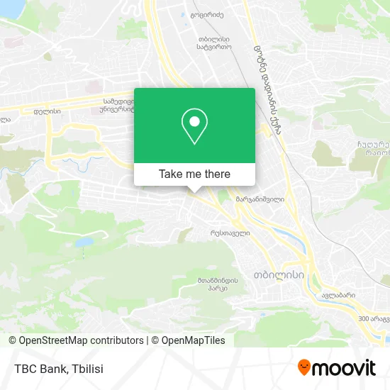 TBC Bank map