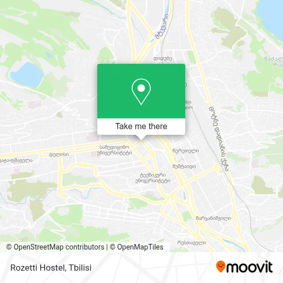 Rozetti Hostel map