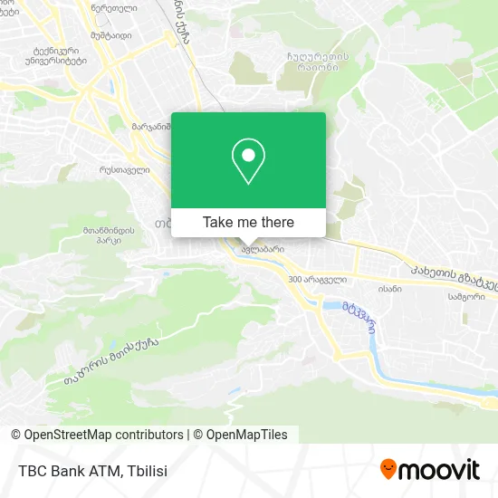 TBC Bank ATM map