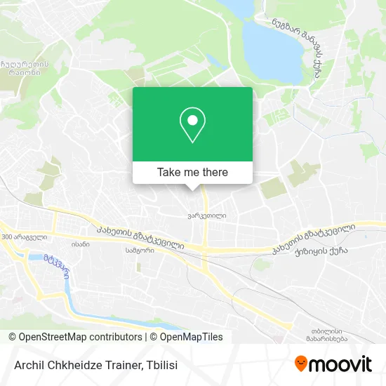 Archil Chkheidze Trainer map