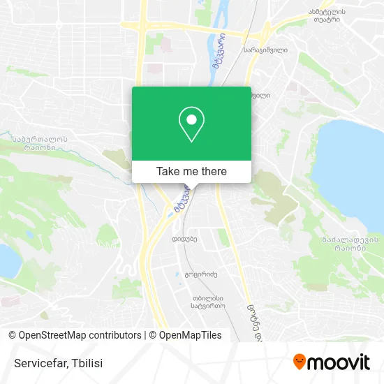 Servicefar map