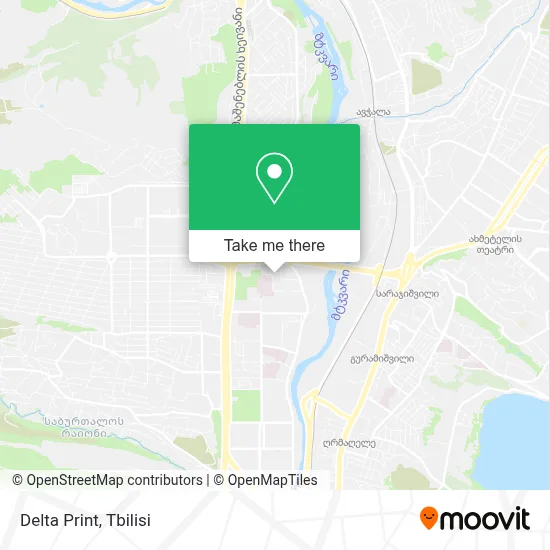 Delta Print map