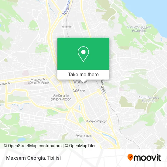 Maxsem Georgia map