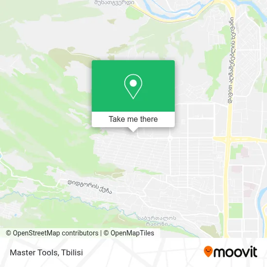 Master Tools map