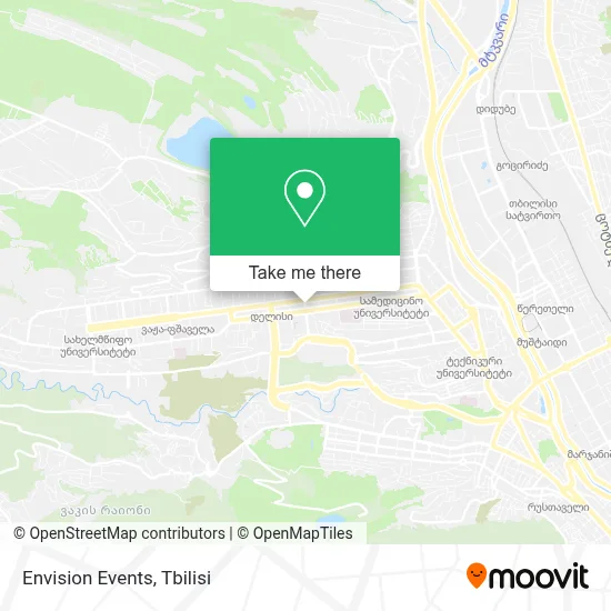 Envision Events map