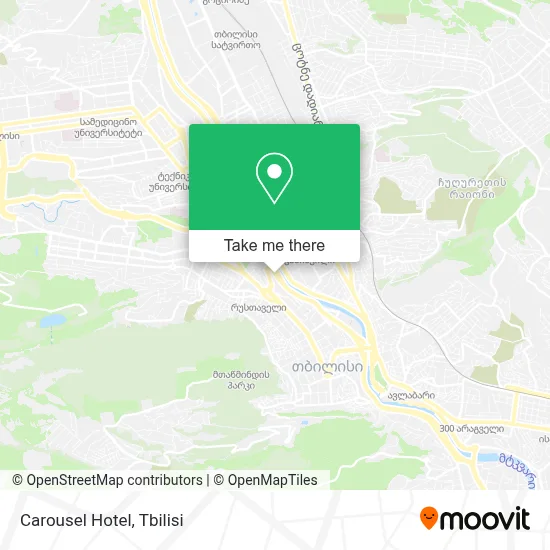 Carousel Hotel map