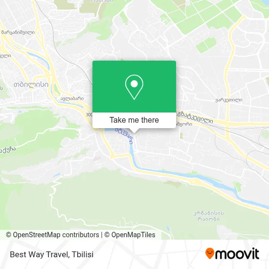 Best Way Travel map